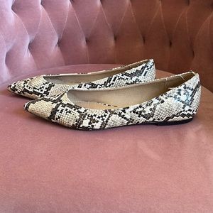 ASOS Snakeskin Print Flats